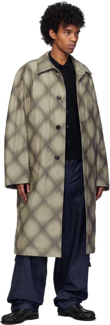 Regnfrakke Dries Van Noten Dries Van Noten Duck Canvas Coat Grøn | 251-020231-1026, 3