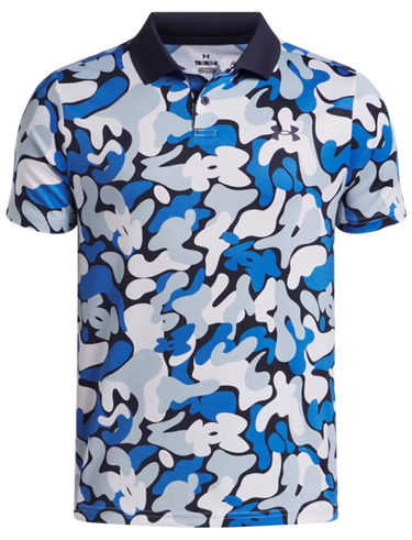 Polo skjorte Under Armour UA Matchplay Printed Polo Flerfarvet | 1377349-412, 0
