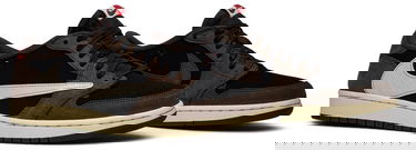 Sneakers og sko Jordan Travis Scott x Air Jordan 1 Low "Mocha" Brun | CQ4277-001, 4