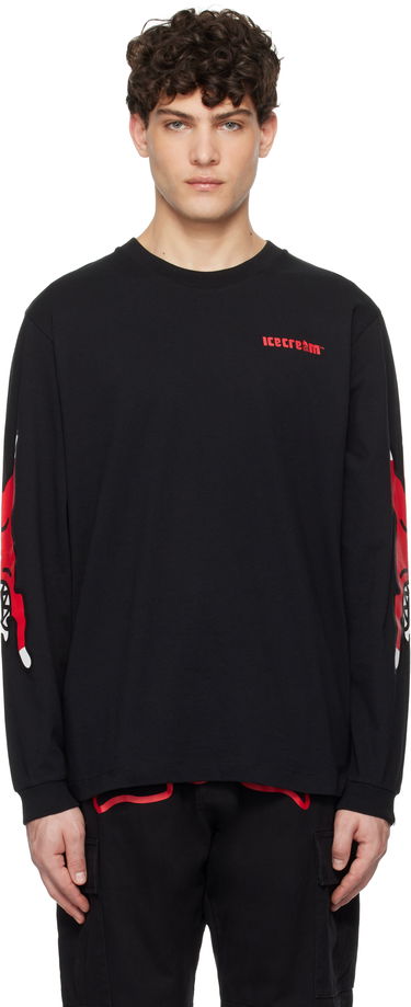 T-shirt BBC IceCream ICECREAM Running Dog Long-Sleeve T-Shirt Sort | IC24486, 0