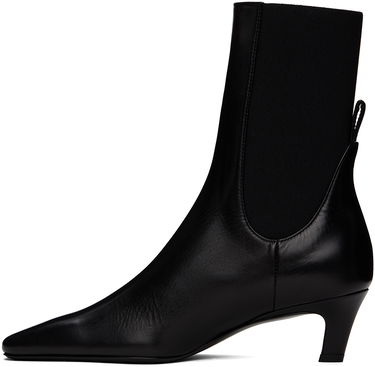 Kjole TOTEME TOTEME 'The Mid Heel' Leather Boots Sort | 214-907-813, 2