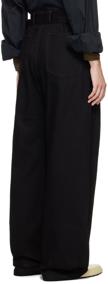 Cargo bukser LEMAIRE Lemaire Twisted Belt Trousers Sort | PA326 LD1000, 2