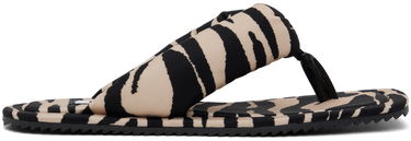 Tøj The Attico Attico Indie Flip Flops Beige | 243WS797 PA14, 0