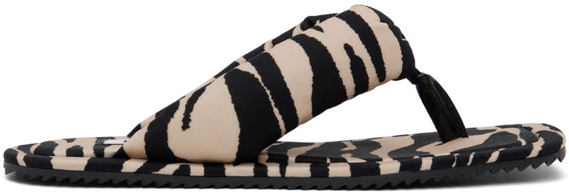 Tøj The Attico Attico Indie Flip Flops Beige | 243WS797 PA14