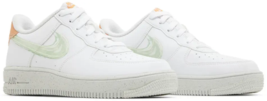 Sneakers og sko Nike Air Force 1 Low Crater "Brushstroke" GS Hvid | DX3067-100, 4