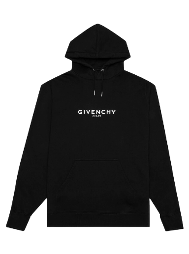 Sweatshirt Givenchy Classic Fit Hoodie With Reverse Print Sort | BMJ0GD3Y78 001