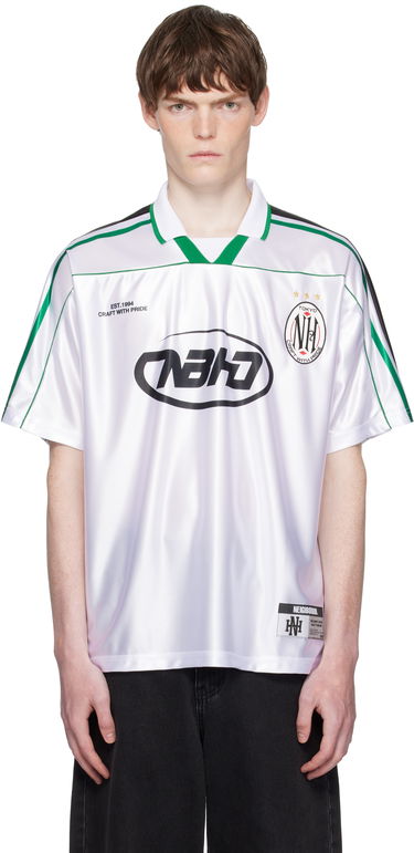 Polo skjorte Neighborhood Neighborhood Game Short Sleeve Polo Hvid | 251FPNH-CSM16, 0