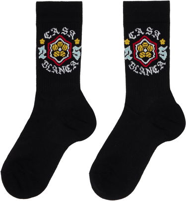 Sokker Casablanca Emblem Socks Sort | A-AW25-ACC-010-05, 1