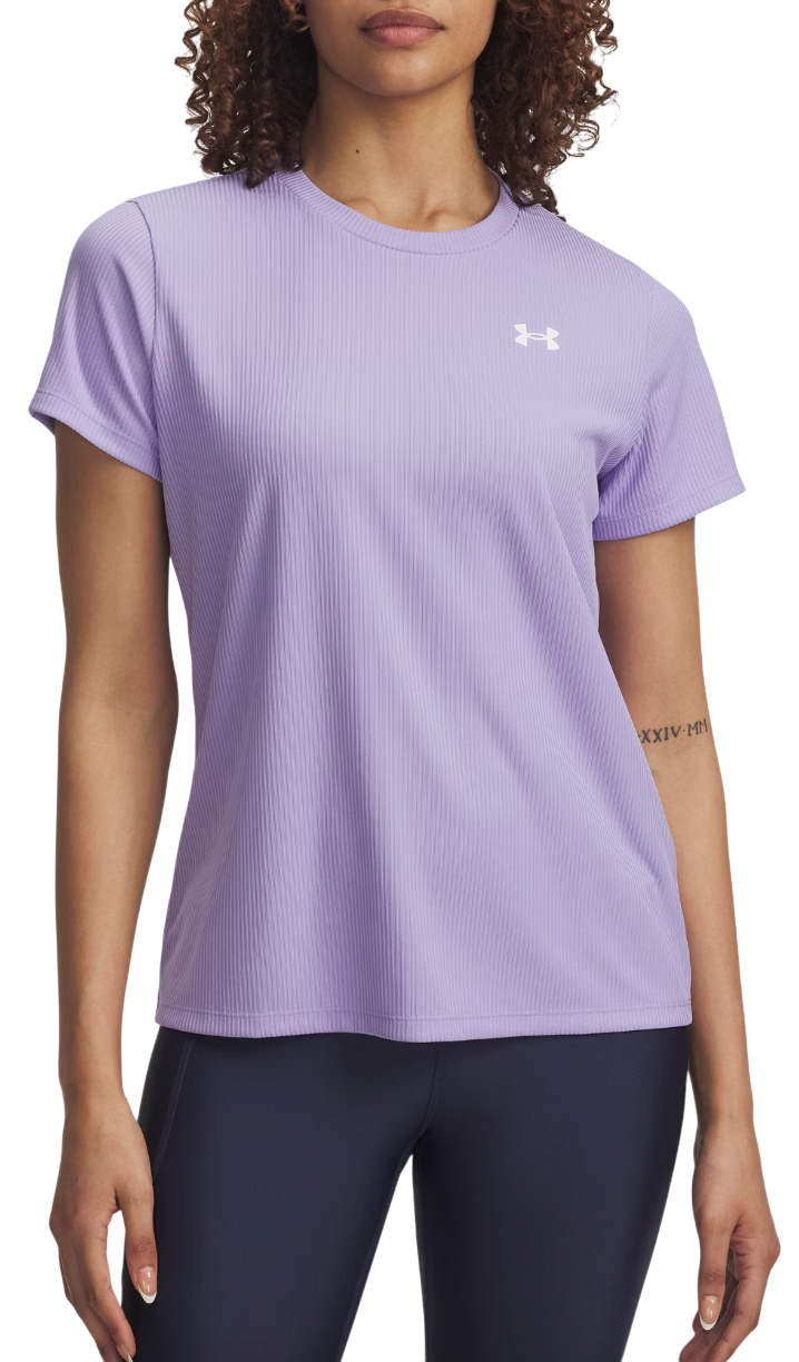 T-shirt Under Armour T-Shirt Tech Rib SSC Lilla | 1389852-538
