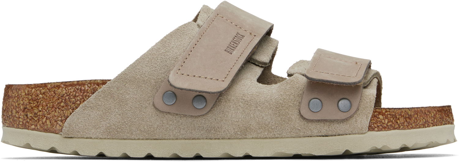 Sneakers og sko Birkenstock Uji Narrow Suede Sandals Beige | 1025695, 0