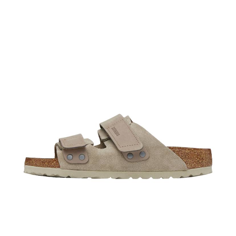 Sneakers og sko Birkenstock Uji Narrow Suede Sandals Beige | 1025695
