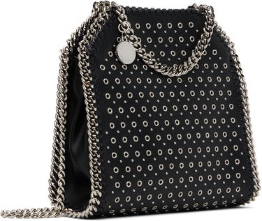 Håndtaske Stella McCartney Stella McCartney Falabella Eyelet-Stud Mini Bag Sort | 391698WP0582, 1