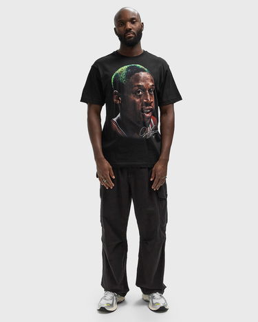 T-shirt Mitchell & Ness NBA Dennis Rodman Chicago Bulls Big Face Graphic T-Shirt Sort | SS13861-CBUBLCK, 2