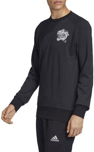 Sweatshirt adidas Originals Juve CNY CR Sweatshirt Sort | fi4887, 0