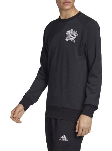 Sweatshirt adidas Originals Juve CNY CR Sweatshirt Sort | fi4887