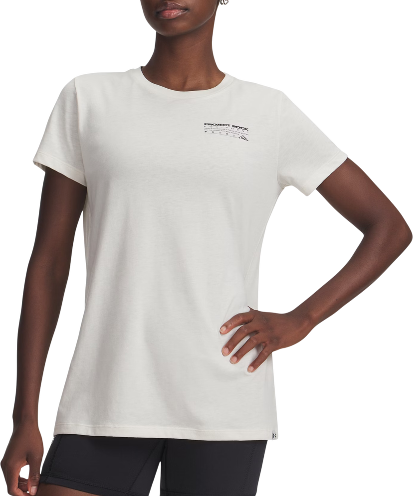T-shirt Under Armour Project Rock Graphic 2 Short-Sleeve Crew Neck T-Shirt Beige | 6005083-279