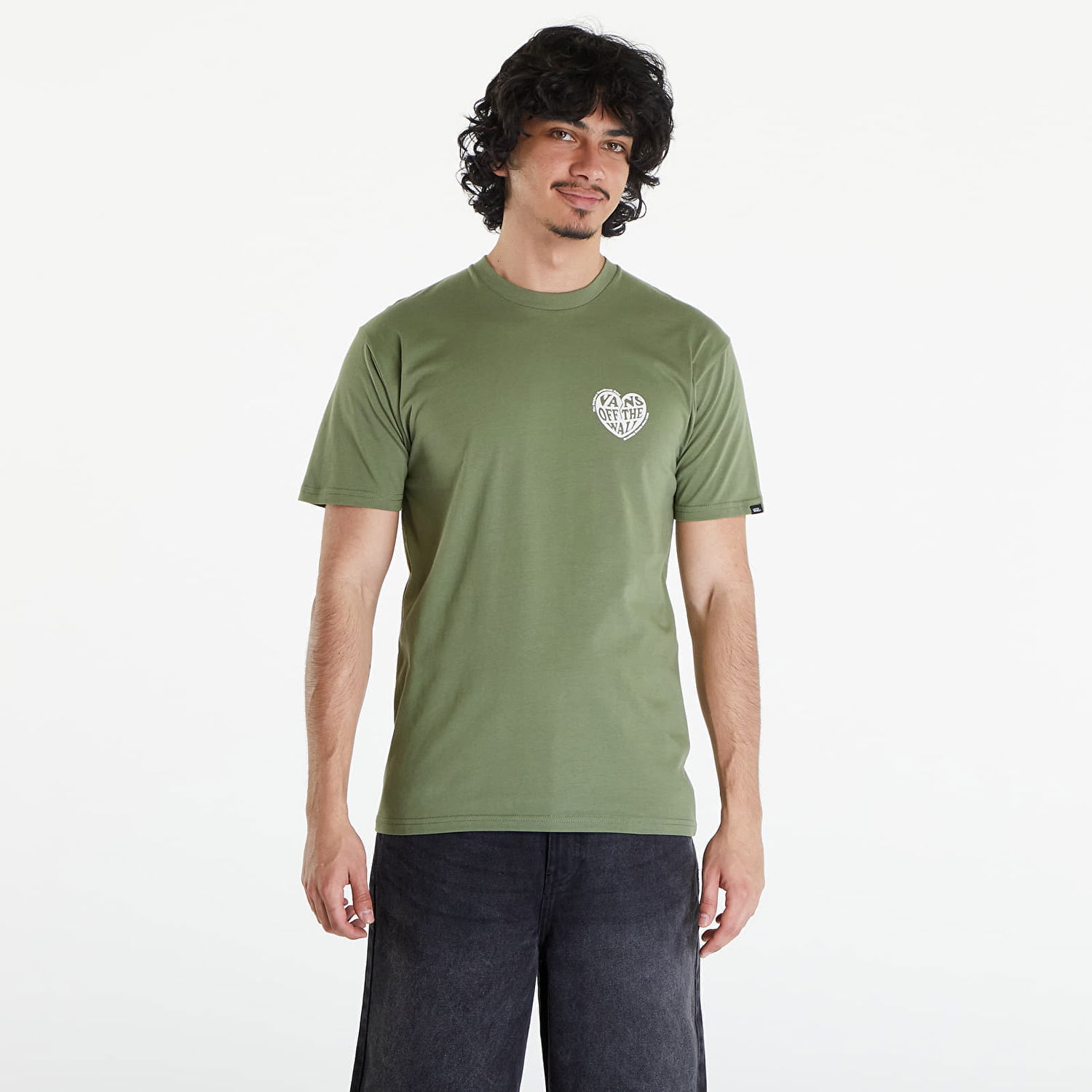 T-shirt Vans No Players SS Tee Olivine Grøn | VN000G5GAMB1, 0