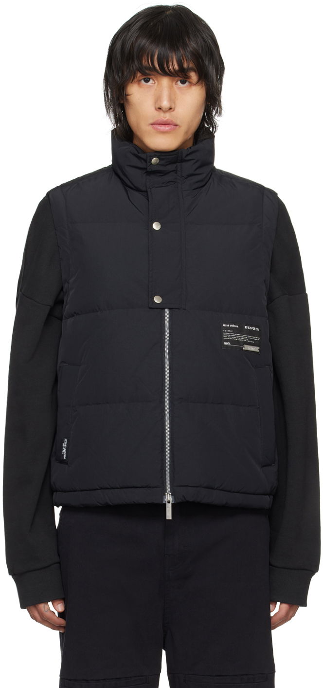 Vest izzue Patch Down Vest Sort | IZXDND7600F3LBKX