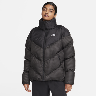Puffer jakke Nike Therma-FIT Sportswear Windpuffer Sort | FB8788-010, 0