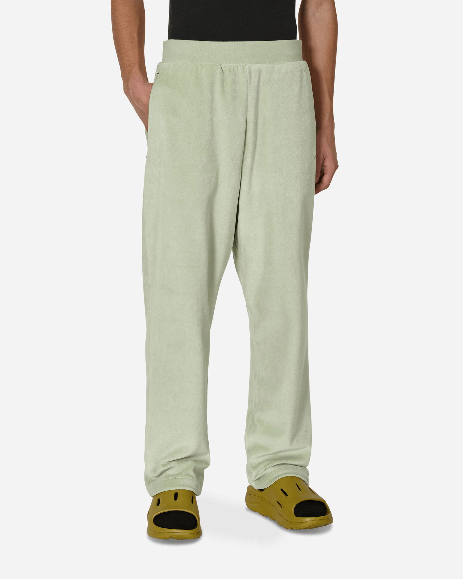 Joggingbukser adidas Originals Basketball Velour Pants Grøn | IA3452 001, 0