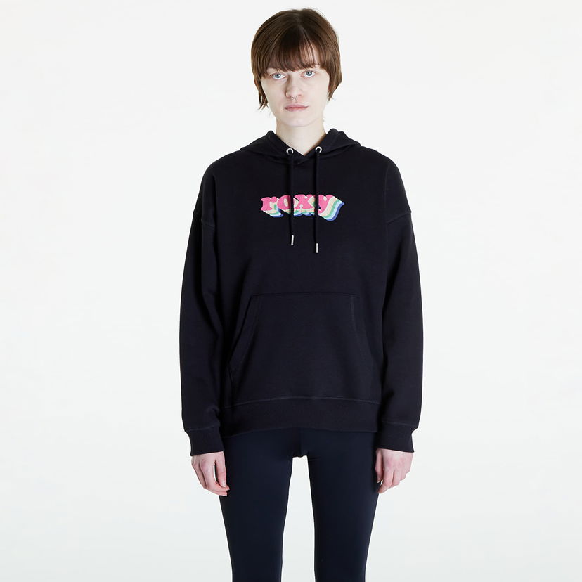 Sweatshirt Roxy Thats Rad Black Sort | ERJFT04803-KVJ0