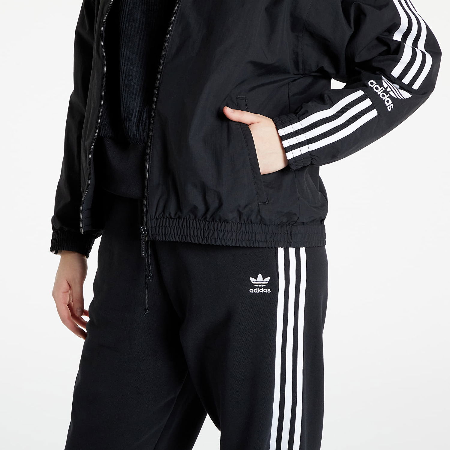 Sweatshirt adidas Originals Adicolor Classics Lock-Up Sort | H20540, 1