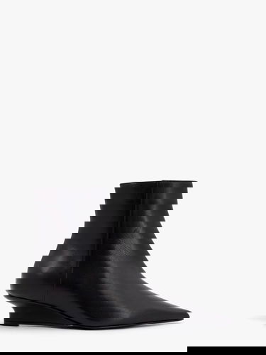 Sneakers og sko TOTEME Kitten Heel Ankle Boots by Toteme Sort | 251WAS0171LE0103001, 0