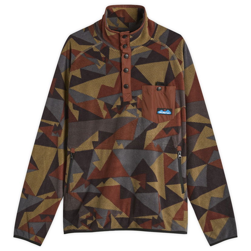 Sweater KAVU Teannaway Fleece Pullover Flerfarvet | 5065-2730