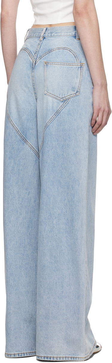 Jeans Area AREA Wide Leg Crystal Slit Jeans Blå | 0000P02213, 2