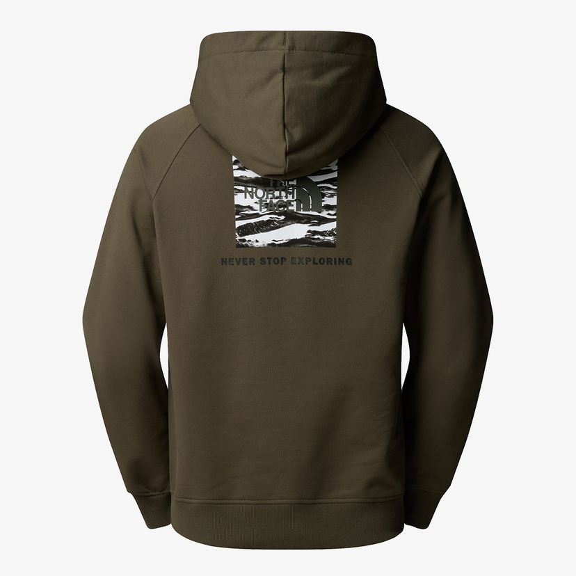 Sweatshirt The North Face BOX NSE EDGE OF LIGHT INFILL RAGLAN Hoodie Grøn | NF0A8E3KFA41