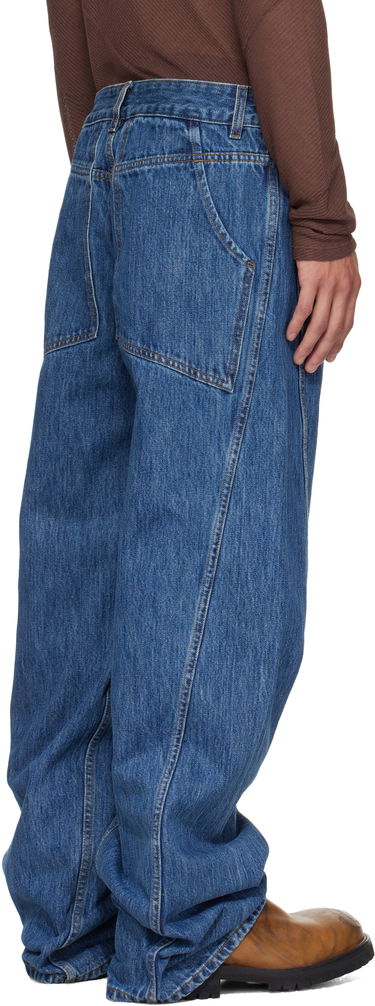 Jeans Eckhaus Latta Eckhaus Latta Bend Jeans Blå | 1225-EL-PF25-VI, 2