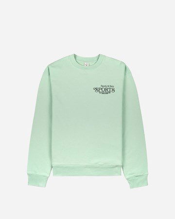 Sweater Sporty & Rich Bardot Sports Crewneck Grøn | CR842TH, 0