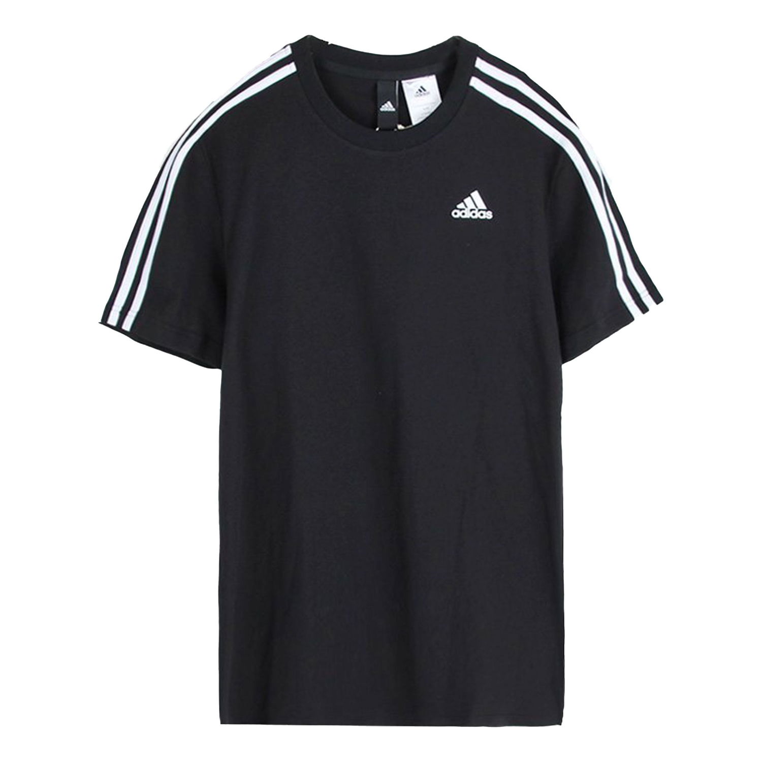 T-shirt adidas Originals 3-Stripes Sports Training T-Shirt Sort | S98717, 0