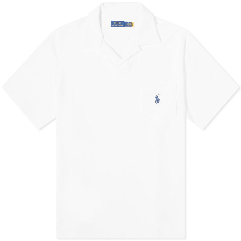 Polo skjorte Polo by Ralph Lauren Cotton Terry Polo Shirt White Hvid | 710901044001