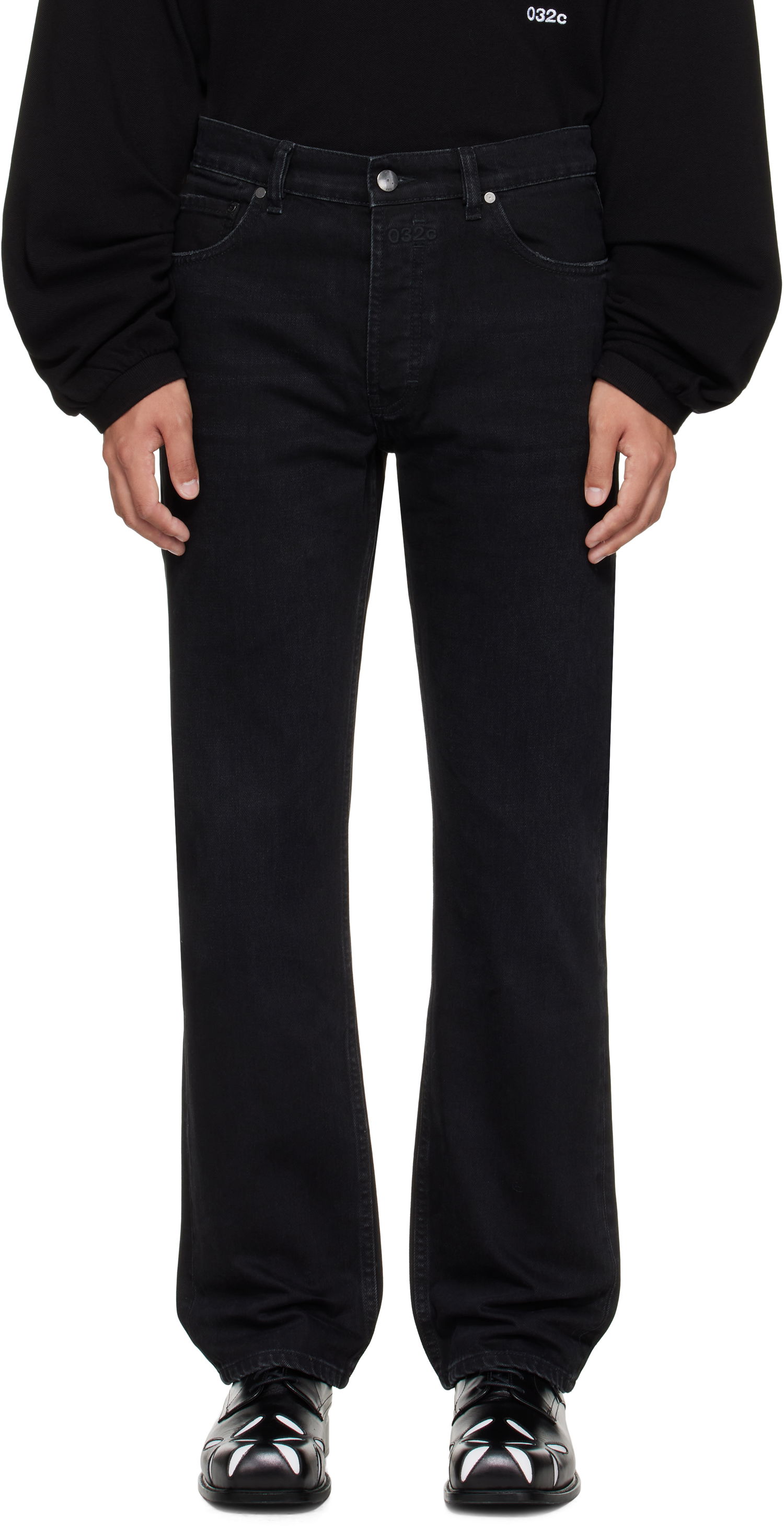 Jeans 032C 032c Down To Earth Straight Leg Jeans Sort | S25-URD-1021-050, 0