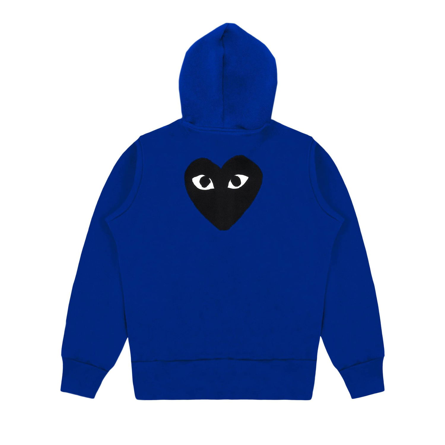 Sweatshirt Comme des Garçons PLAY Zip Up Hoodie with Black Heart Blå | AZ T254 051 2, 1