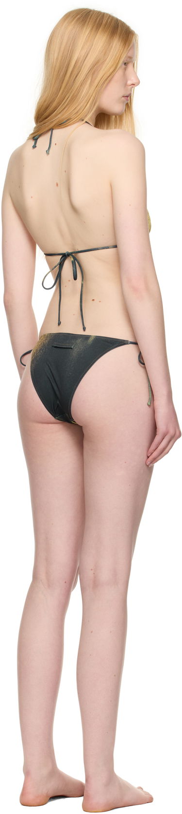 Badetøj Jean Paul Gaultier Jean Paul Gaultier Water Body Print Bikini Grøn | 25/03-W-BS030-J010P-4812, 2