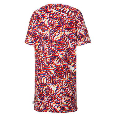 T-shirt Puma x MR DOODLE AOP T-shirt Dress Lilla | 530657-02, 1