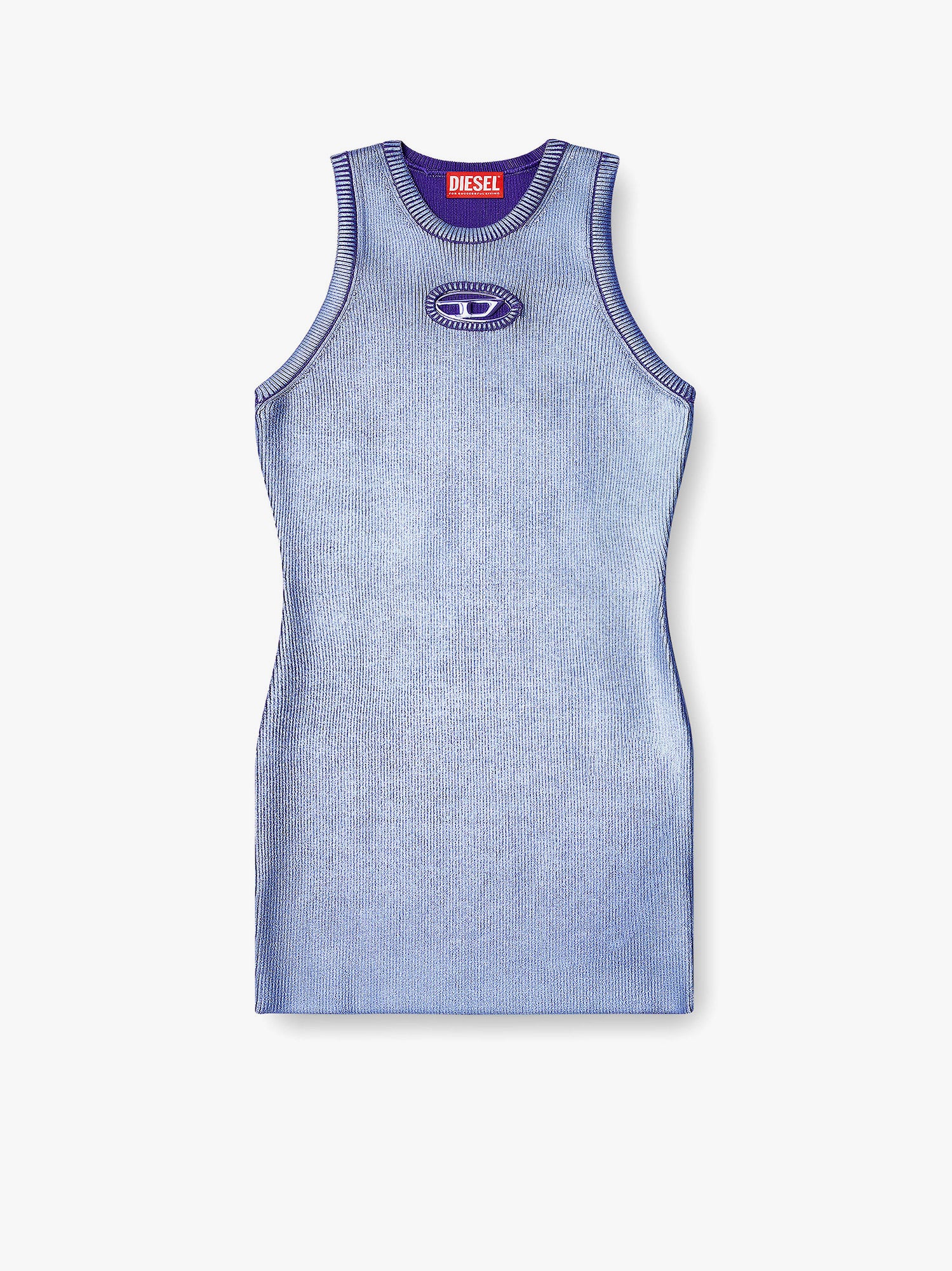 Kjole Diesel Diesel M-CADDIX Sleeveless Ribbed Mini Dress Blå | A176940AKBS60P, 0