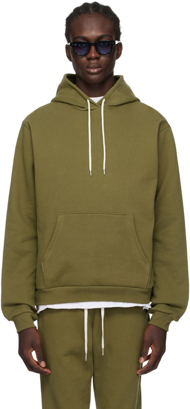 Sweatshirt John Elliott Beach Hoodie "Khaki" Grøn | B121B001346A