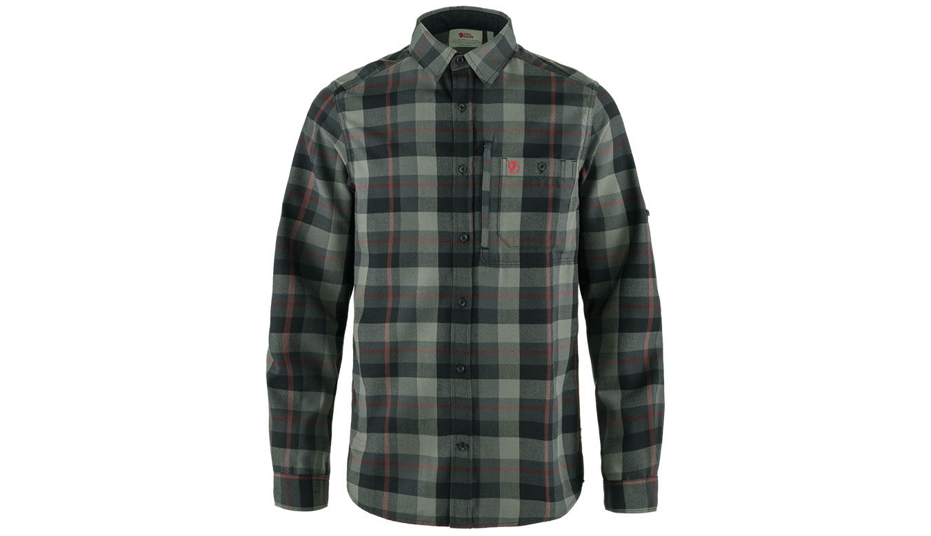 Skjorte FJÄLLRÄVEN Fjällglim Long Sleeve Flannel Plaid Shirt Flerfarvet | F81380-550-020, 1