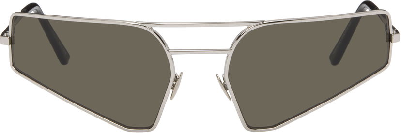 Solbriller Rick Owens Rick Owens Concordians Prong Sunglasses Metalisk | RG0000015 GSLVB
