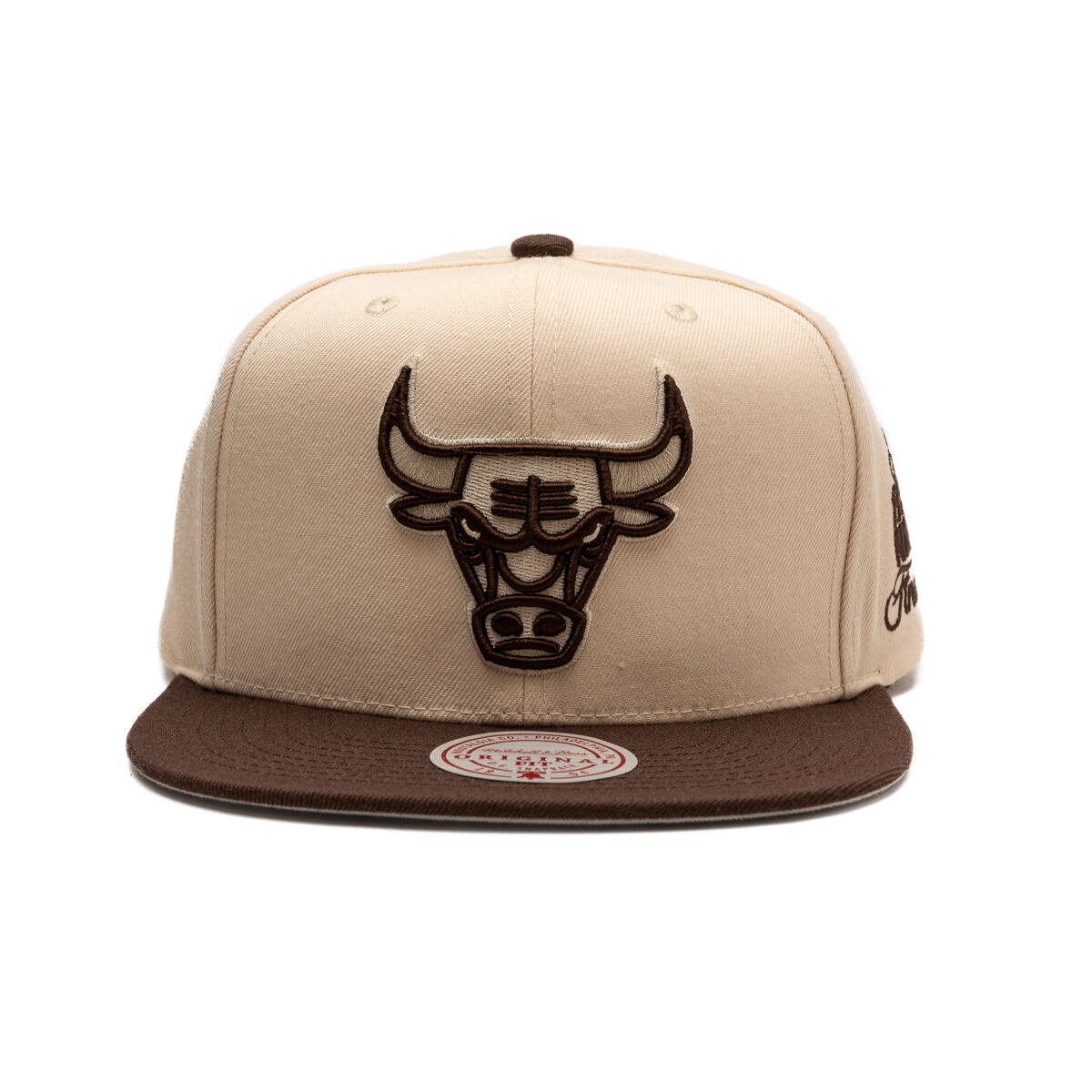 Kasket Mitchell & Ness NBA Fashion Basic 2T Snapback Chicago Bulls One Size Beige | HS12956-CBUCREA, 1