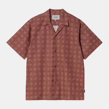 Skjorte Carhartt WIP Carhartt WIP Furoshiki Print Short Sleeve Shirt Brun | I034549_15, 3