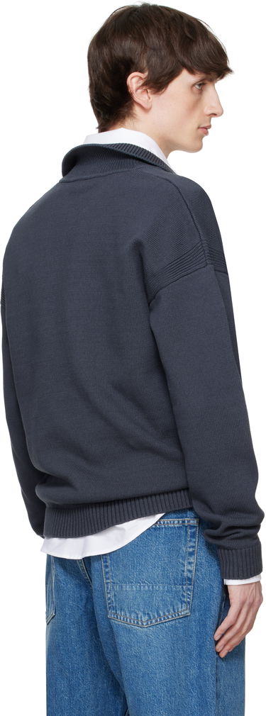 Sweater MAISON KITSUNÉ Maison Kitsuné Fox Head Patch Comfort Polo Grå | OM00202KT1099, 2
