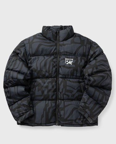 Puffer jakke By Parra Broken FTP Patterned Puffer Jacket Sort | 54350, 2