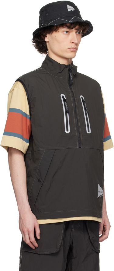 Vest and wander Gramicci Edition Brushed Nylon Vest Grøn | GUJ5-S3001, 1