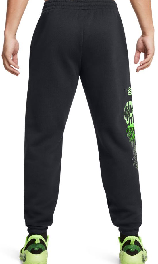 Joggingbukser Under Armour Under Armour Curry Splash Graphic Joggers Sort | 1387607-001, 1