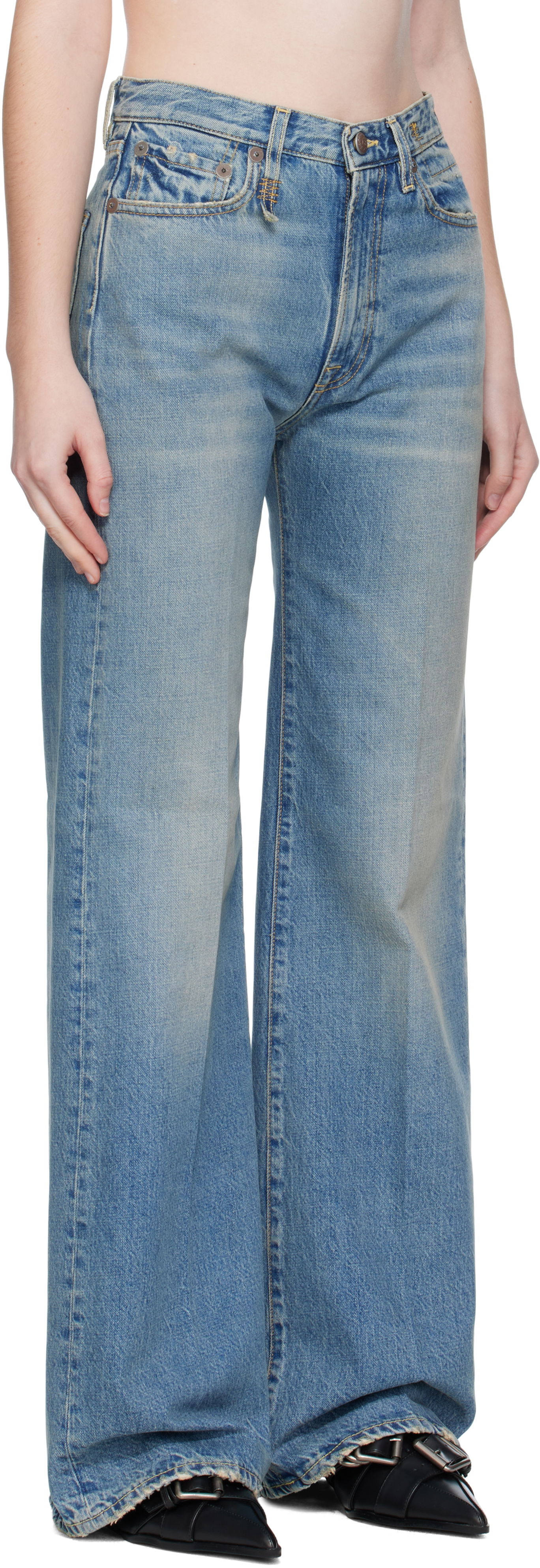 Jeans R13 R13 Flare Jeans Blå | R13WD188-D343A, 1
