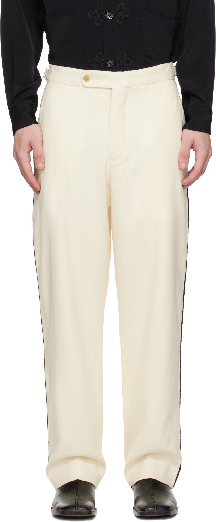 Bukser Bode Beaded Player Trousers Hvid | MRF24BT028